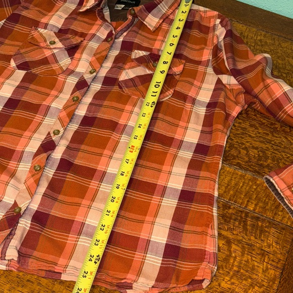 Marmot Vibrant Plaid Long Sleeve Shirt. Size XL - Picture 6 of 8